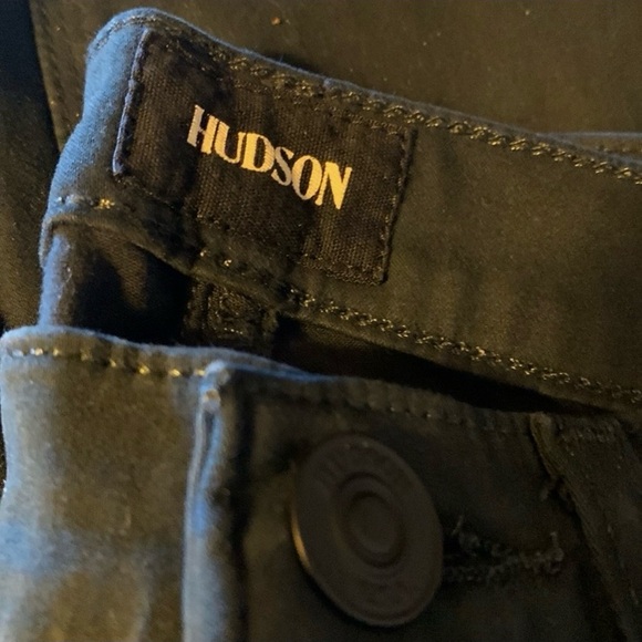 HUDSON BLACK NICO MID-RISE SUPER SKINNY JEANS SIZE 24 - Picture 9 of 12